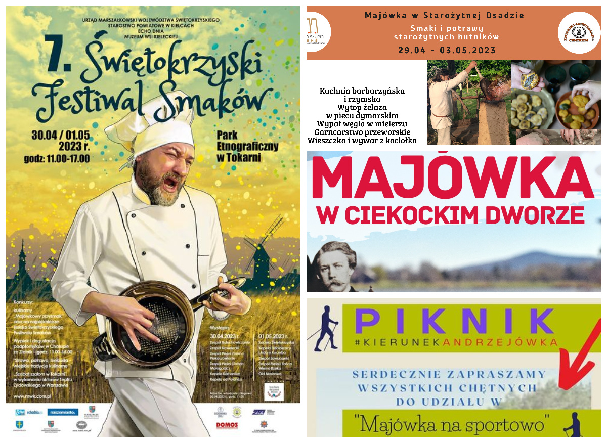 Majówka 2023 w powiecie kieleckim